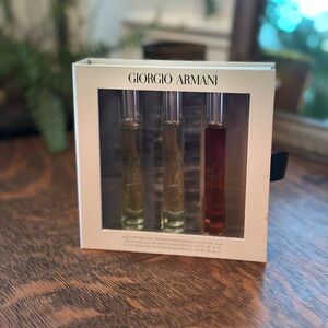 Giorgio Armani Fragrance Rollerball Set (Acqua, Air, and Sun Di Gioia)